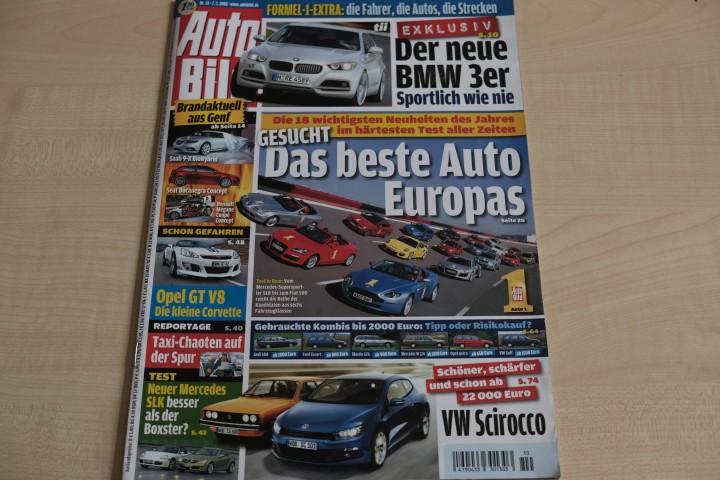 Deckblatt Auto Bild (10/2008)